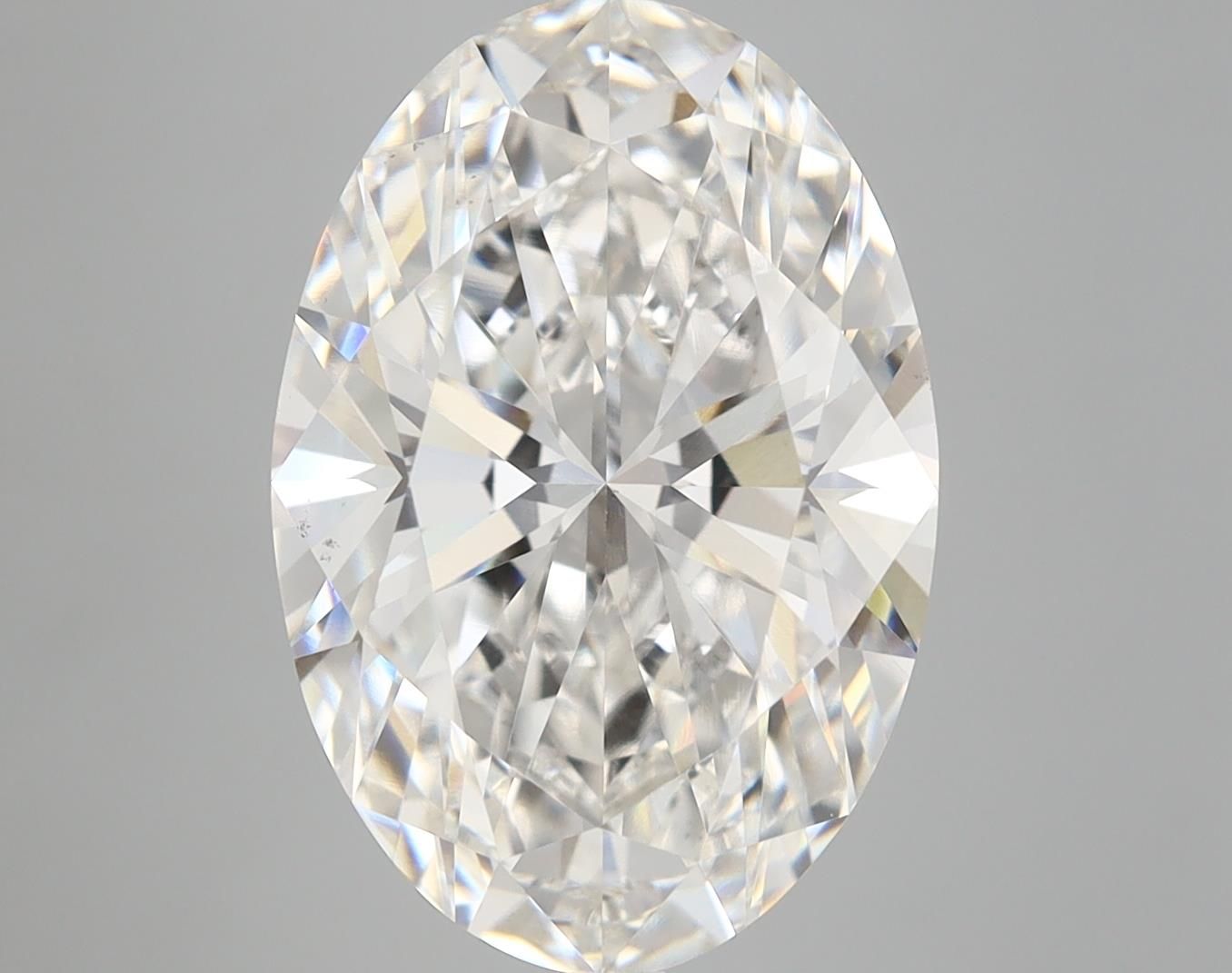 6.17 ct. oval Lab Grown Diamond front image