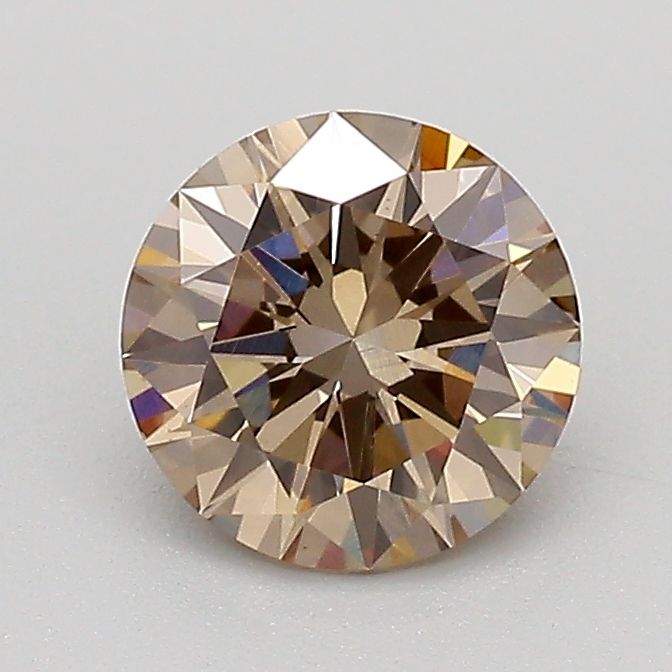 1.01 CT Very Light Brown ROUND