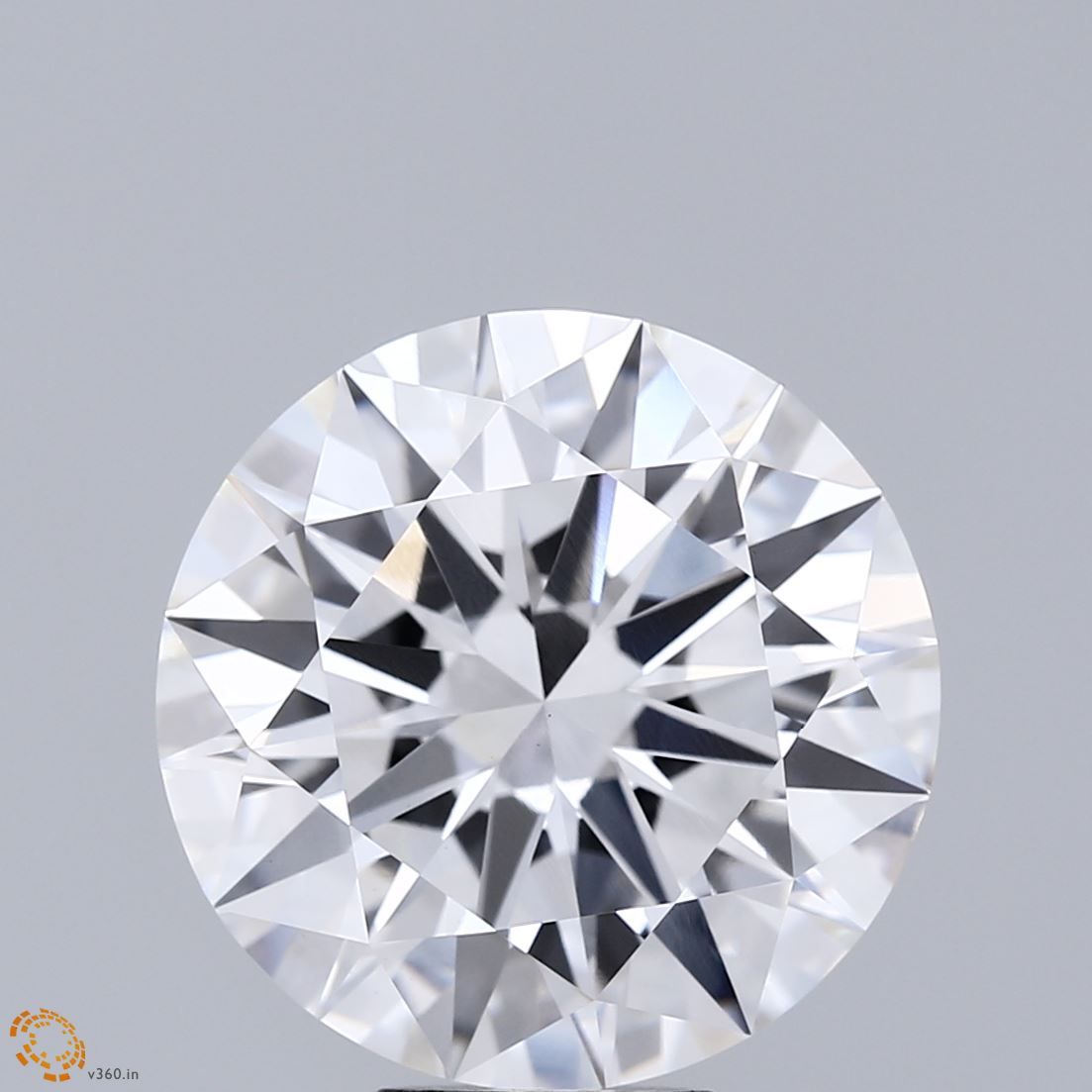8.02 ct. round Lab Grown Diamond front image