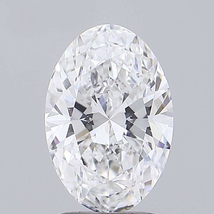 2.06 ct. oval Lab Grown Diamond front image