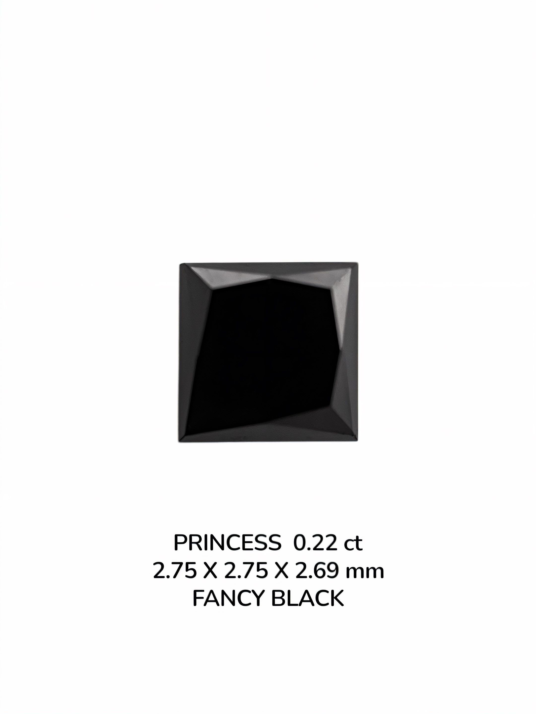 Diament 0.22 ct Fancy Black/VVS2