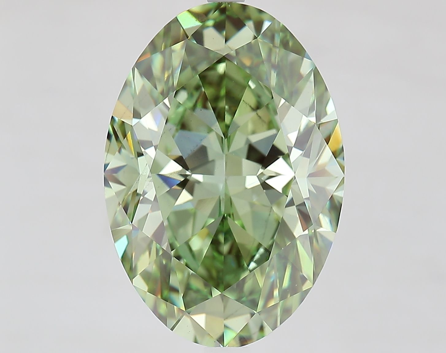 9.20 ct. oval Lab Grown Diamond front image
