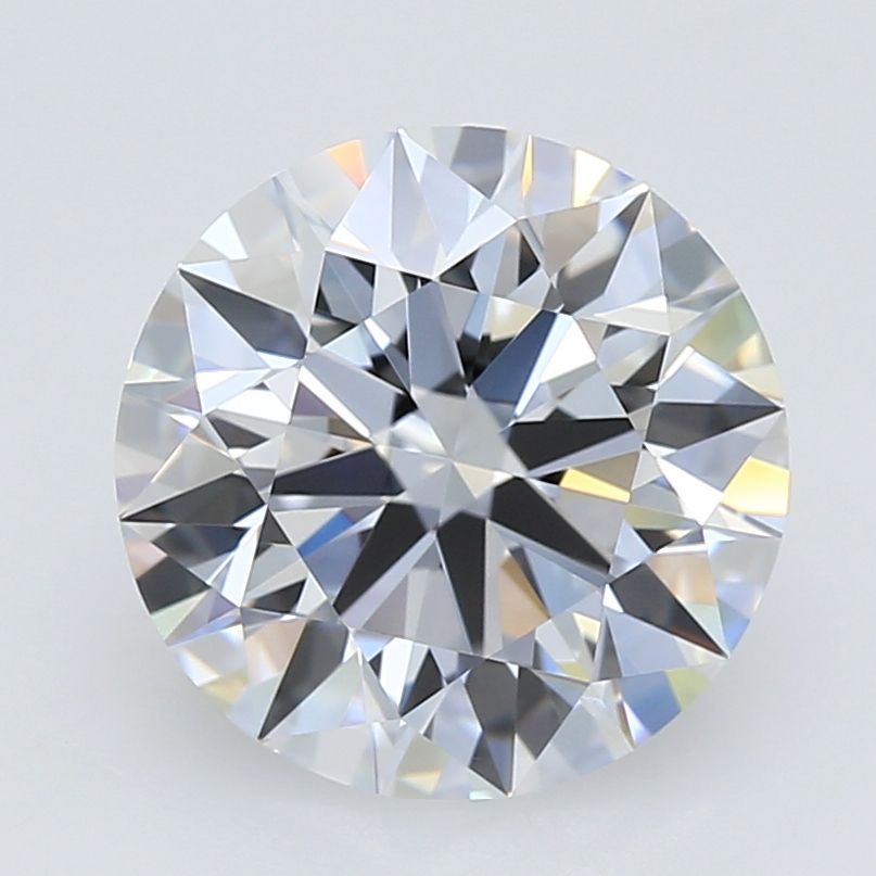 Diamant Rond 3.02 ct - Couleur D - Pureté VVS1