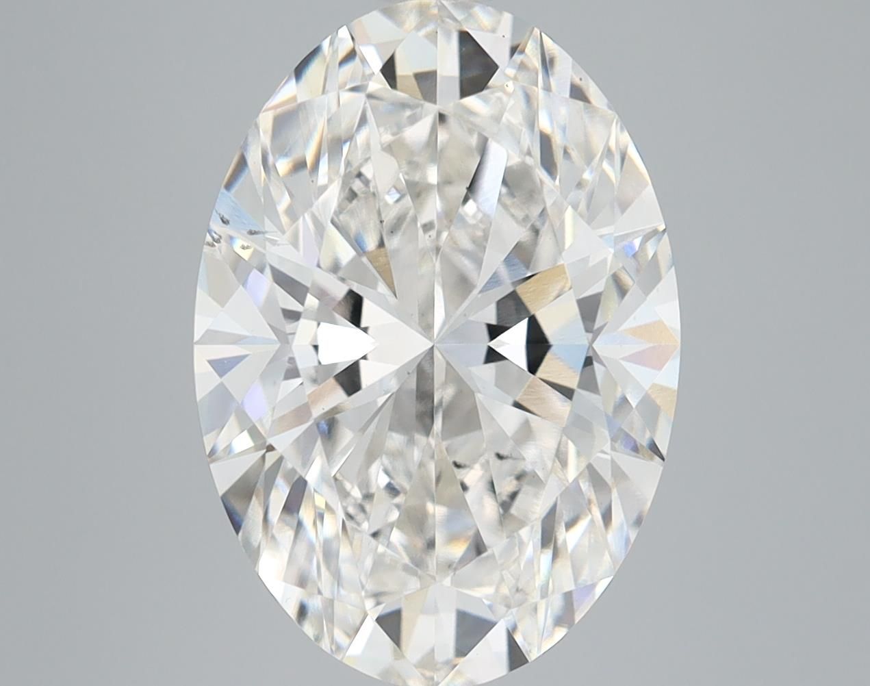5.09 ct. oval Lab Grown Diamond front image