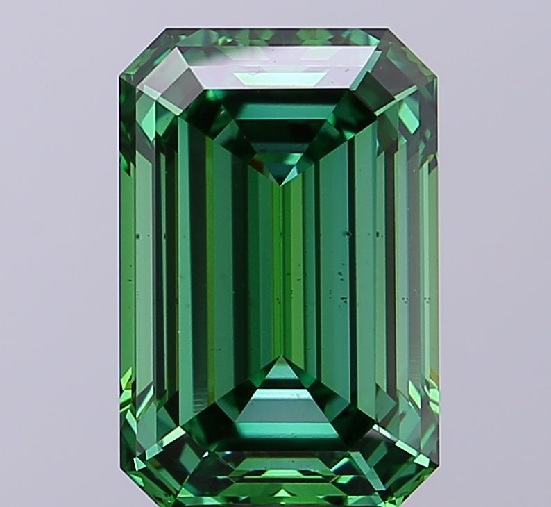 5.05 ct. emerald Lab Grown Diamond front image