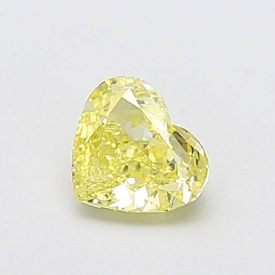 0.9 CT Fancy Intense Yellow HEART