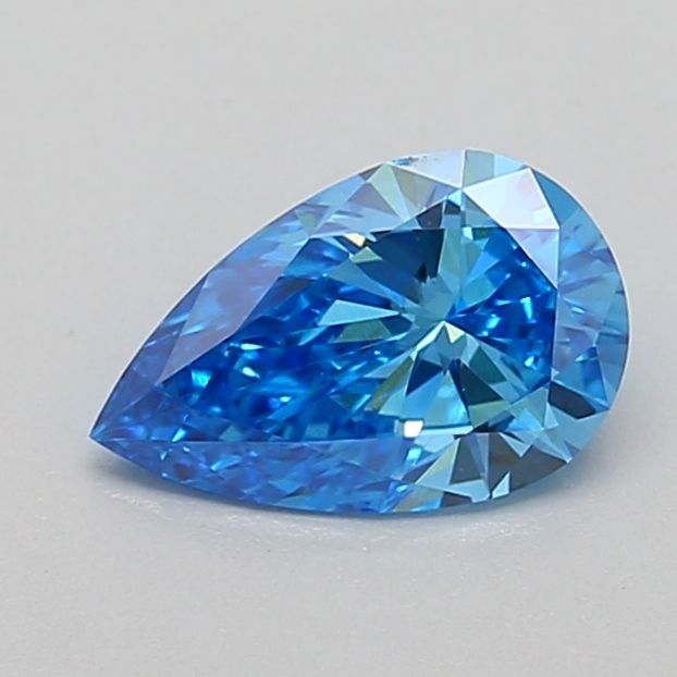 0.8 CT Fancy Vivid Blue PEAR