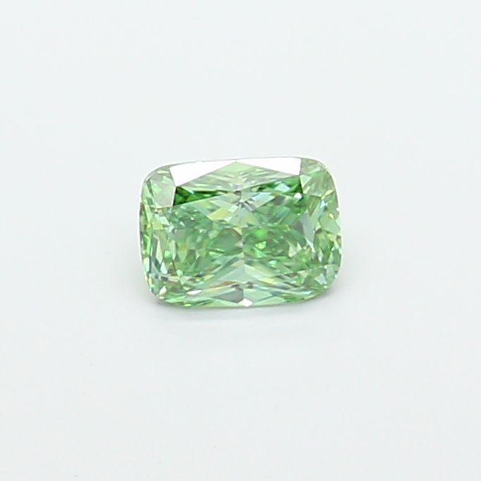1.03 CT Fancy Vivid Green CUSHION MODIFIED