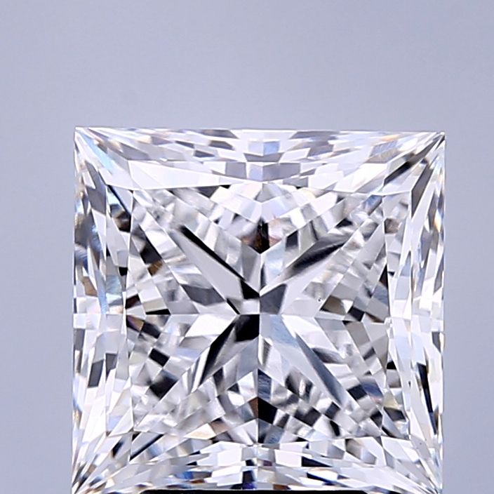 5.27 ct. princess Lab Grown Diamond front image