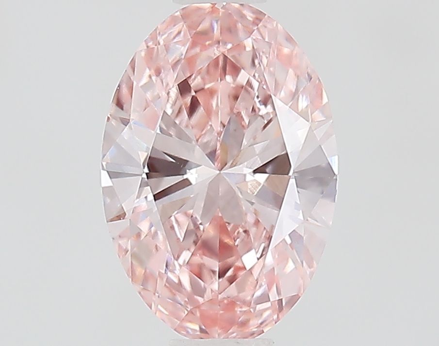 0.73 CT Fancy Intense Pink OVAL