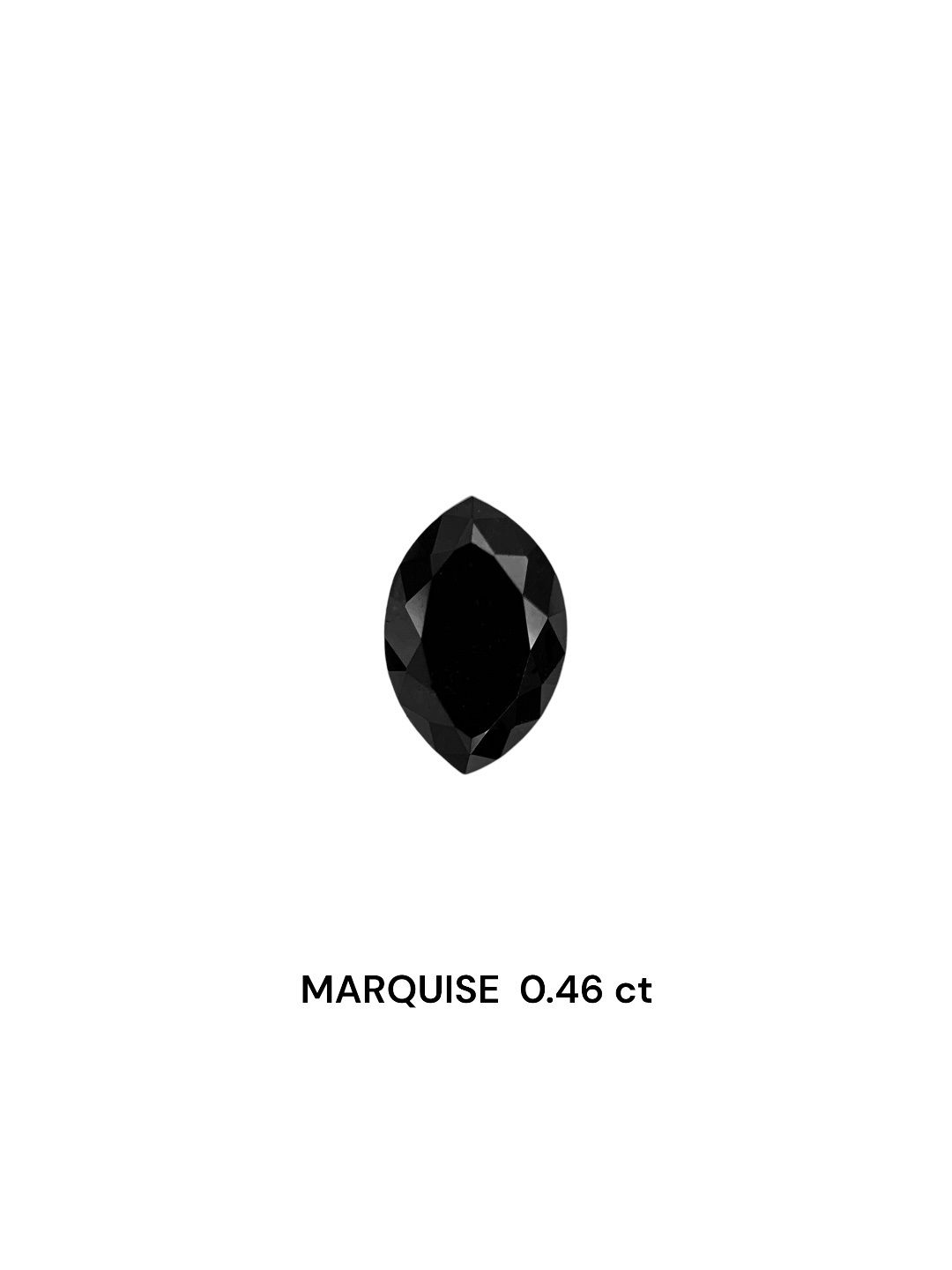 Diament 0.46 ct Fancy Black/VVS2