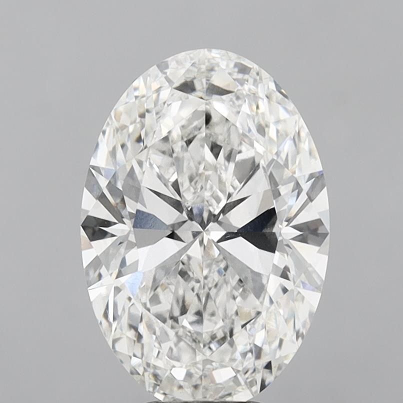 6.01 ct. oval Lab Grown Diamond front image