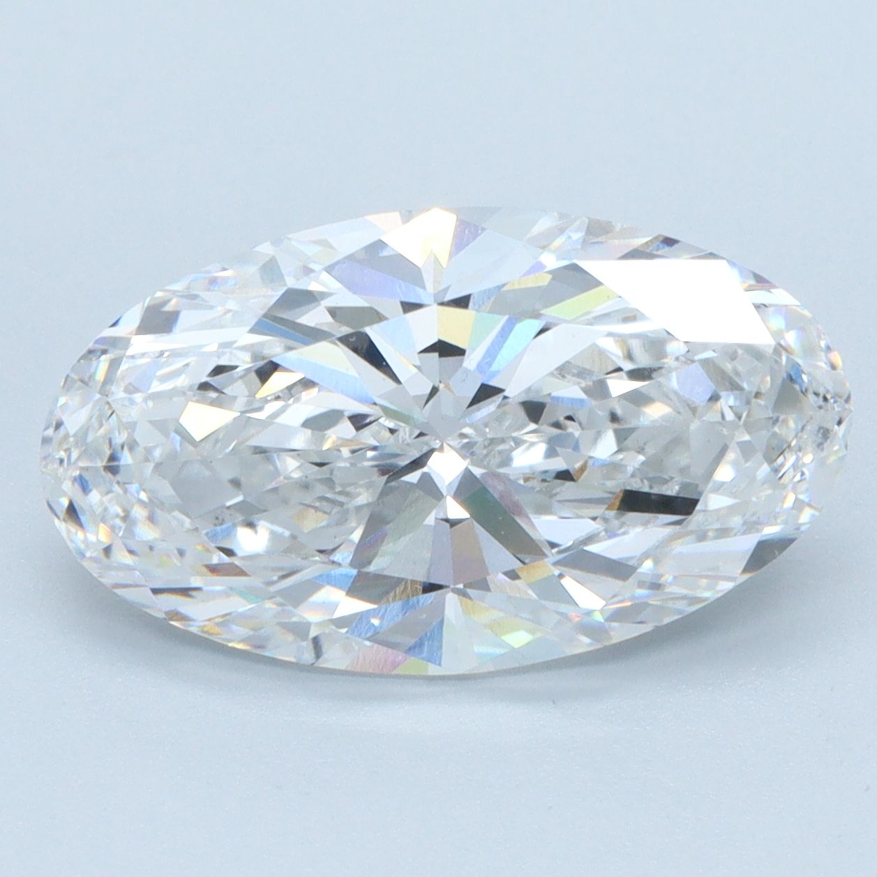 4.02 ct. oval Lab Grown Diamond front image