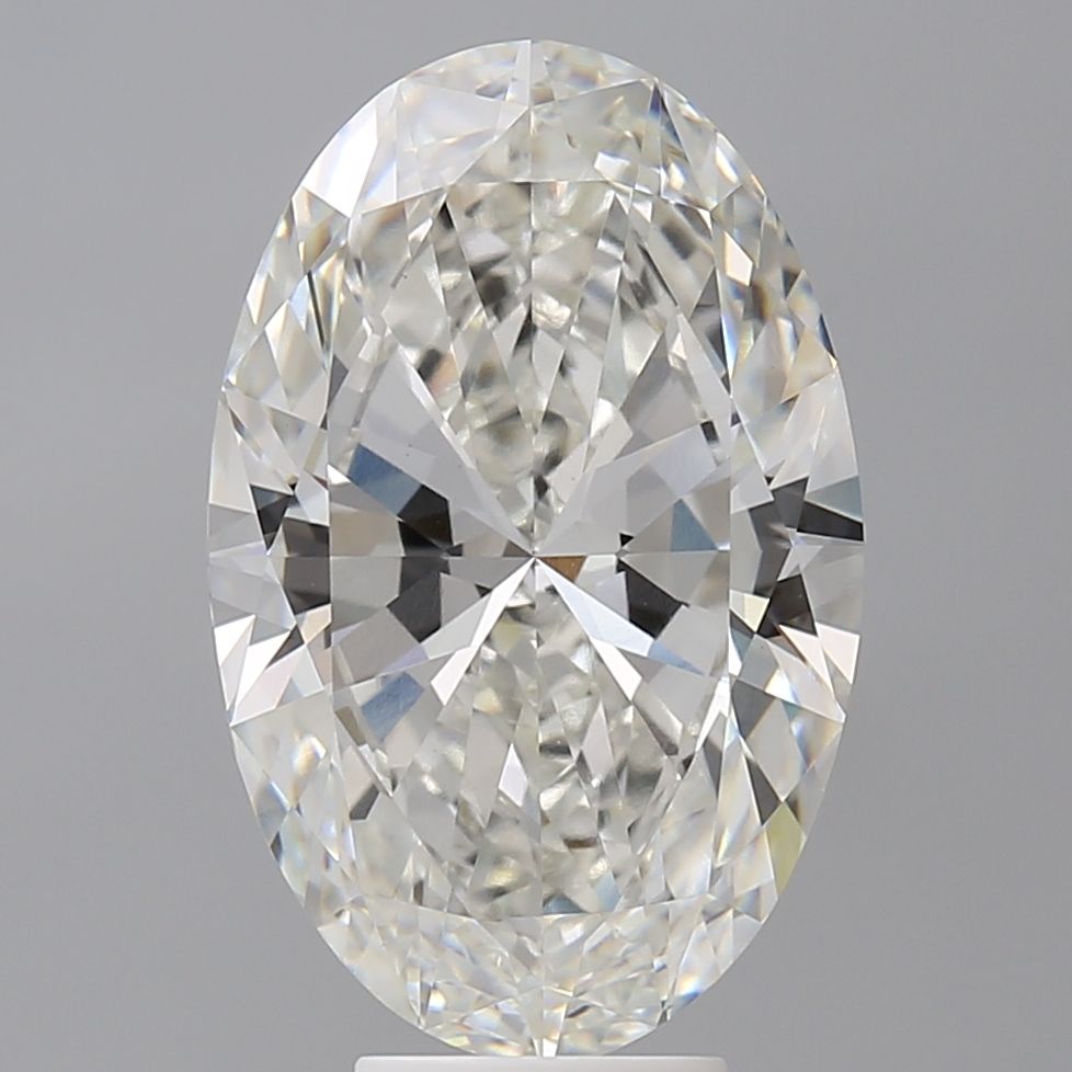 7.03 ct. oval Lab Grown Diamond front image