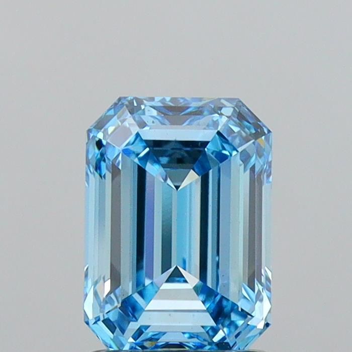 1.81 CT Fancy Vivid Blue EMERALD