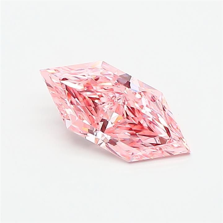 1.0 CT Fancy Vivid Pink HEXAGONAL