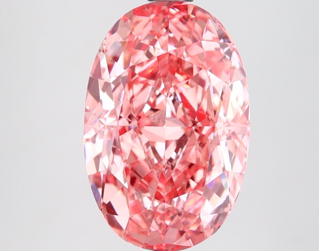 3.67 ct. oval Lab Grown Diamond front image