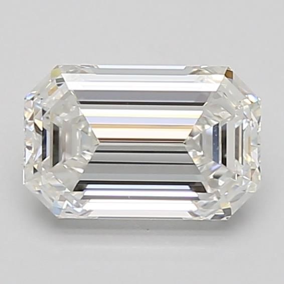 Diamant Émeraude 1.08 ct - Couleur F - Pureté IF