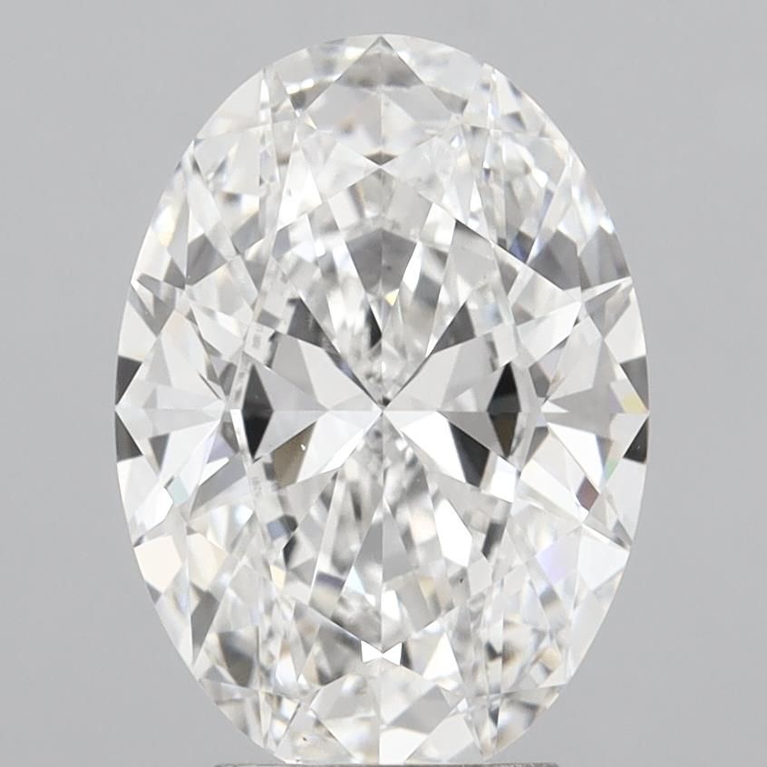 4.18 ct. oval Lab Grown Diamond front image