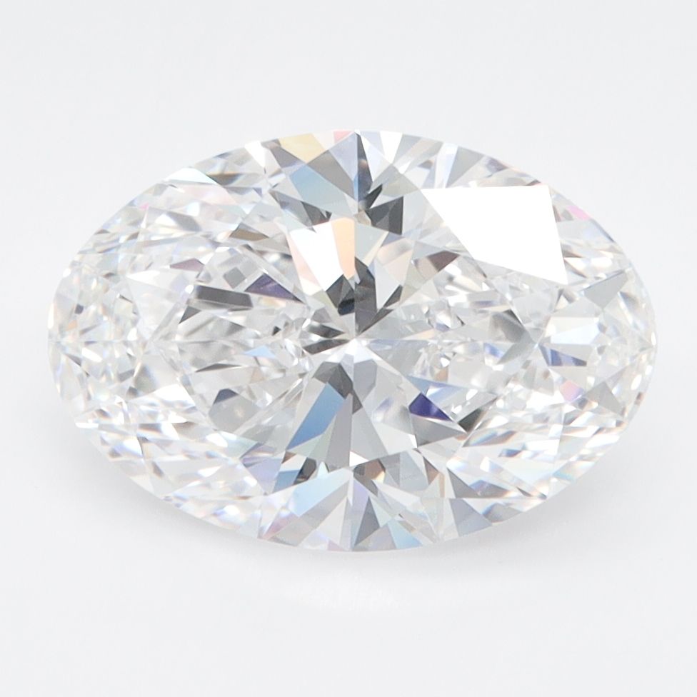 3.10 ct. oval Lab Grown Diamond front image