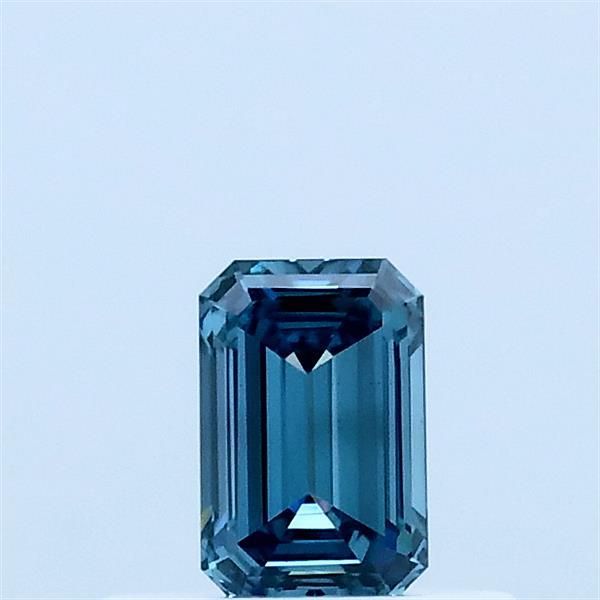 0.34 CT Fancy Vivid Blue EMERALD