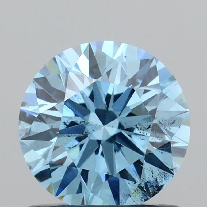 0.91 CT Fancy Vivid Blue ROUND