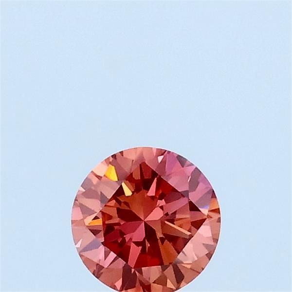 0.31 CT Fancy Intense Orangey Pink ROUND