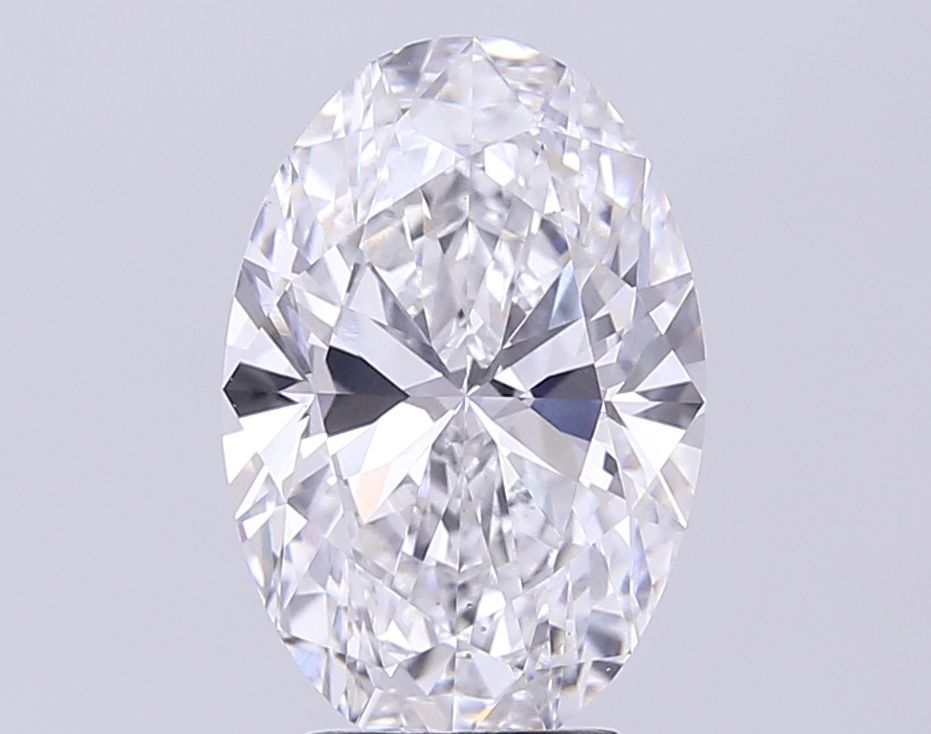 4.06 ct. oval Lab Grown Diamond front image