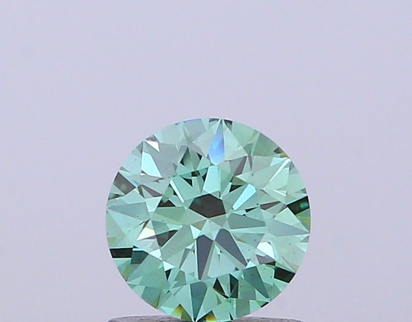 1.03 CT Fancy Vivid Green ROUND