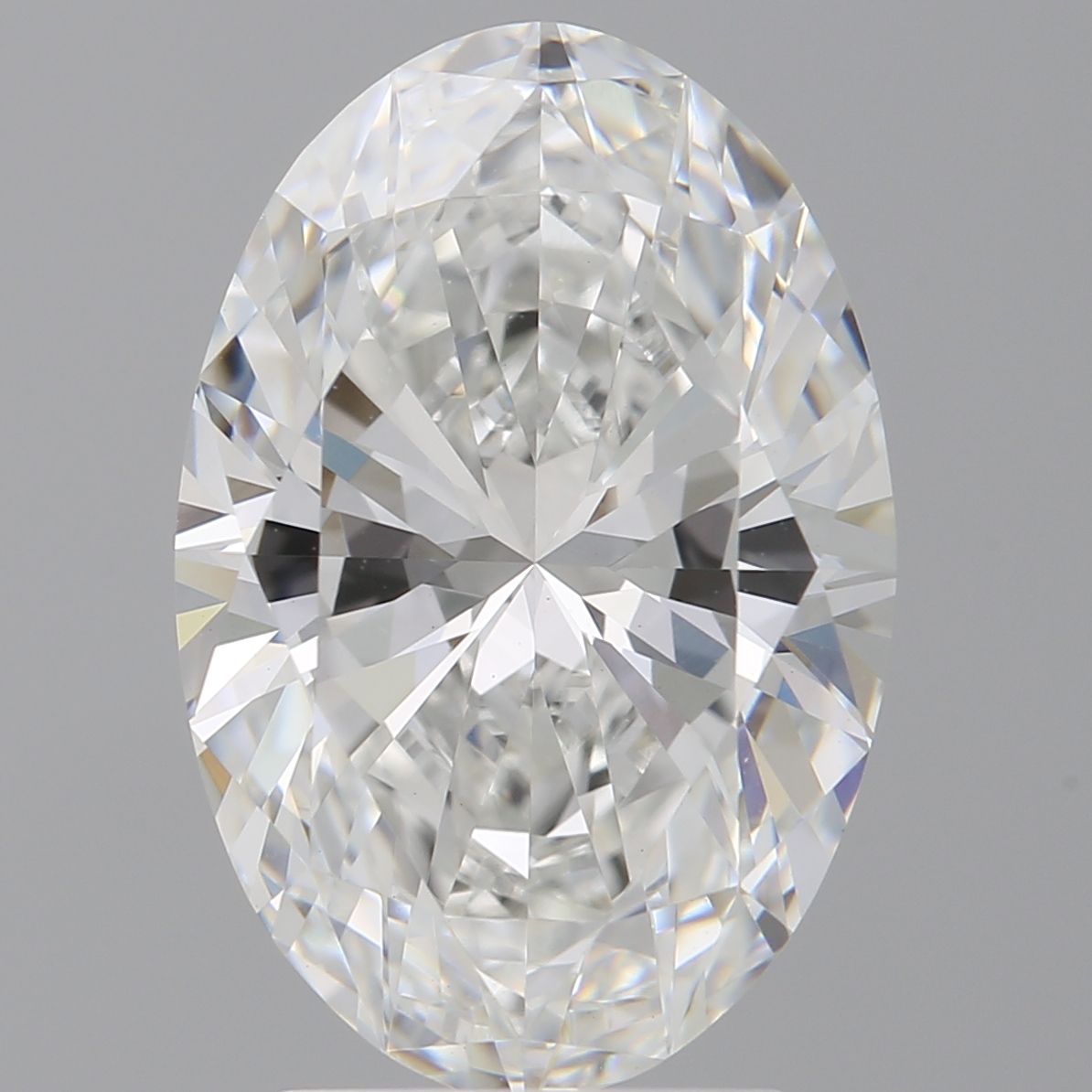 3.58 ct. oval Lab Grown Diamond front image