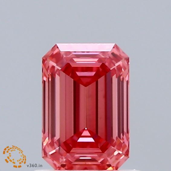 1.01 CT Fancy Vivid Pink EMERALD