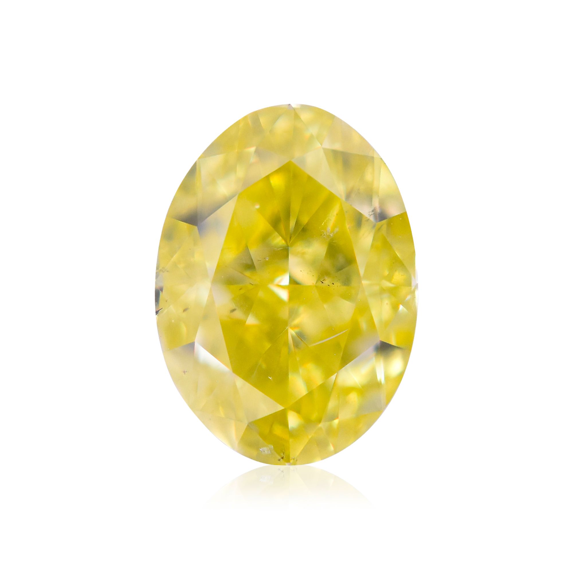 Diament 0.63 ct Fancy Intense Yellow/SI2