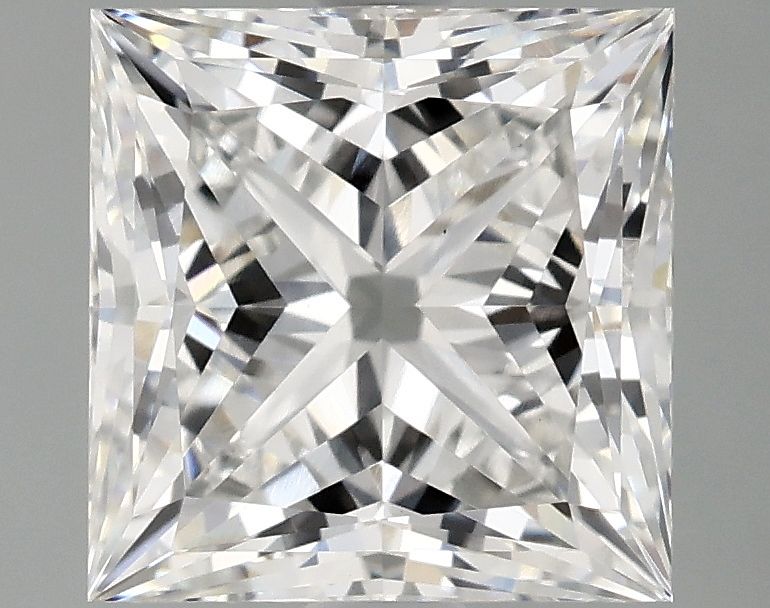 2.10 ct. princess Lab Grown Diamond front image