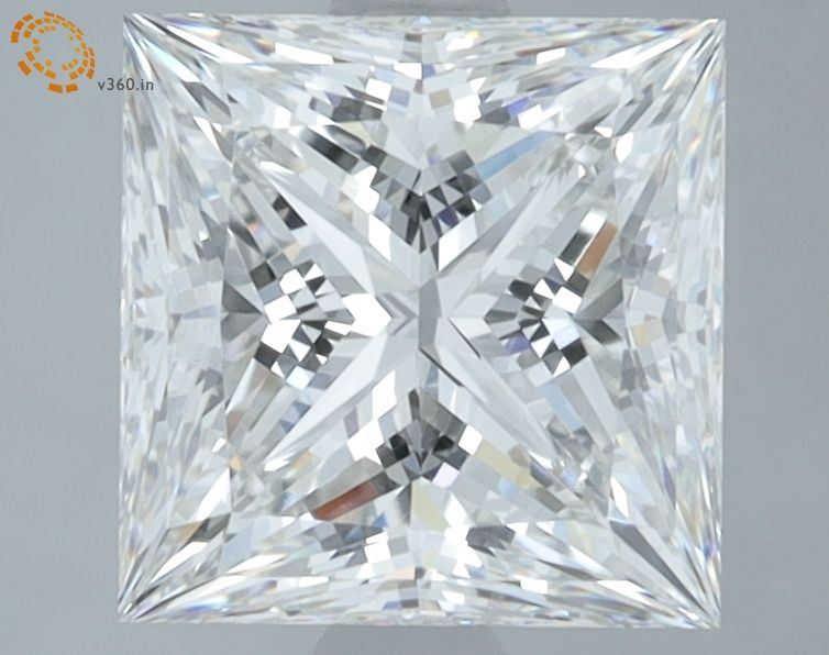 2.59 ct. princess Lab Grown Diamond front image