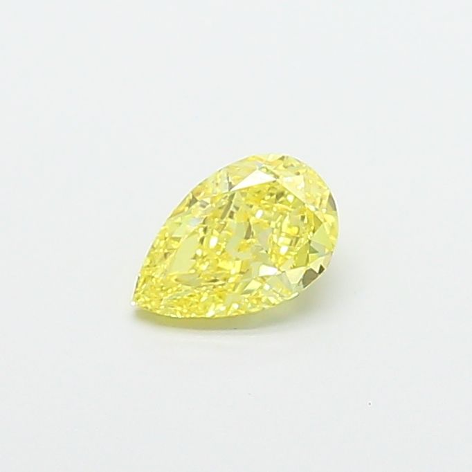 0.87 CT Fancy Intense Yellow PEAR