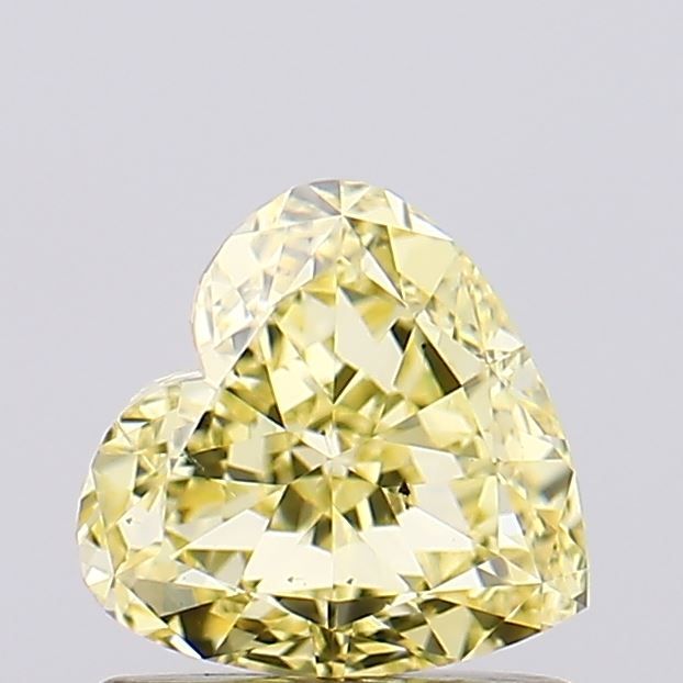 1.03 CT Fancy Intense Yellow HEART