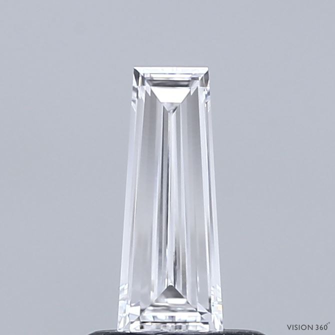 0.46 ct lab-grown Tapered baguette Diamond
