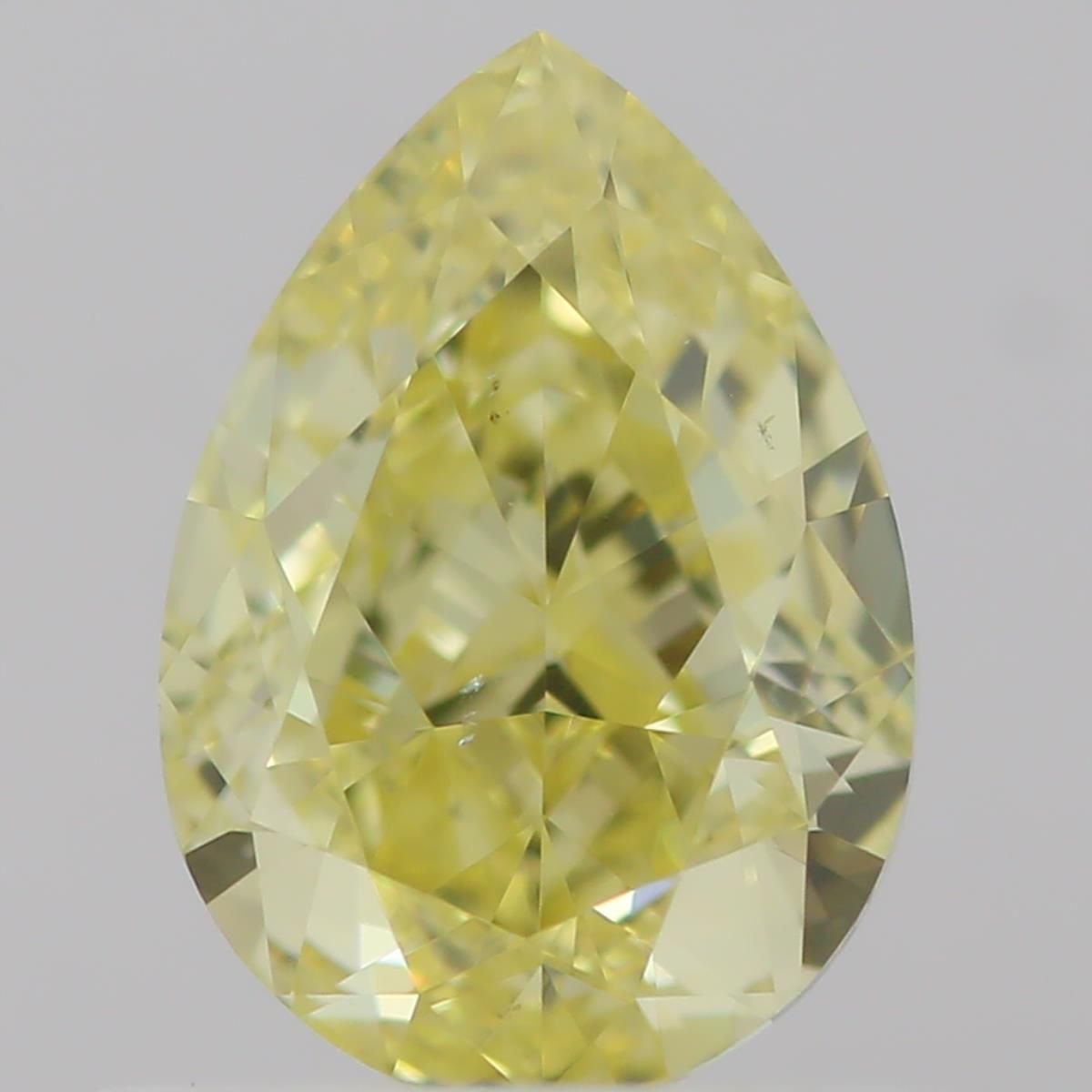 Diament 0.61 ct Fancy Intense Yellow/VS2