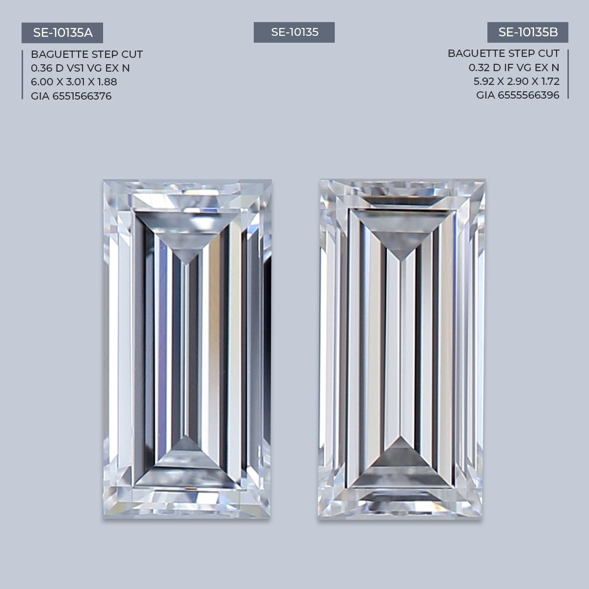 0.36 ct Baguette Diamond
