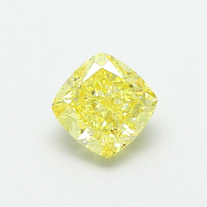 1.0 CT Fancy Intense Yellow CUSHION MODIFIED