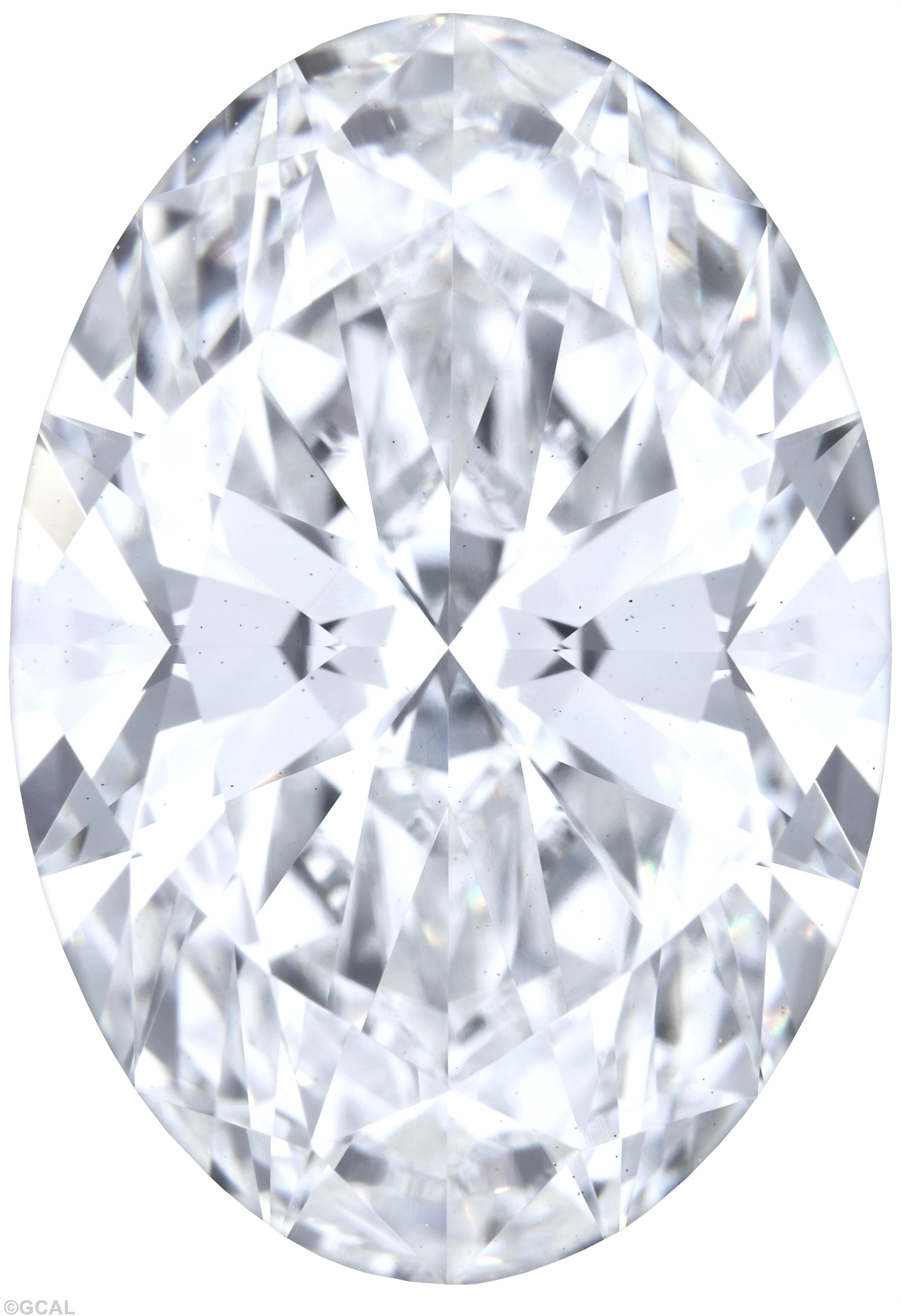 6.78 ct. oval Lab Grown Diamond front image