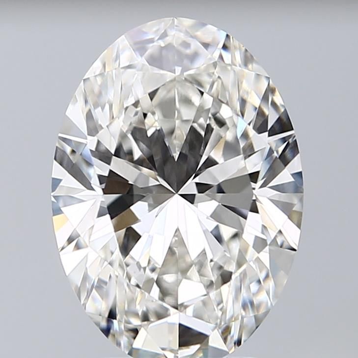 4.10 ct. oval Lab Grown Diamond front image