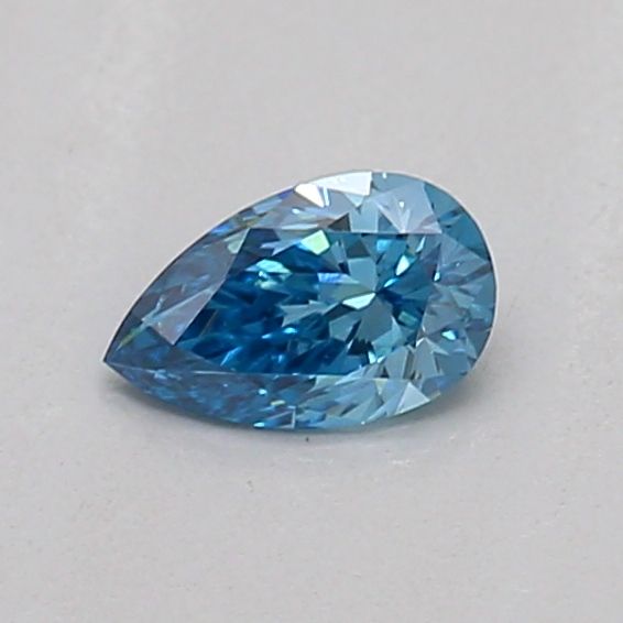0.17 CT Fancy Vivid Blue PEAR