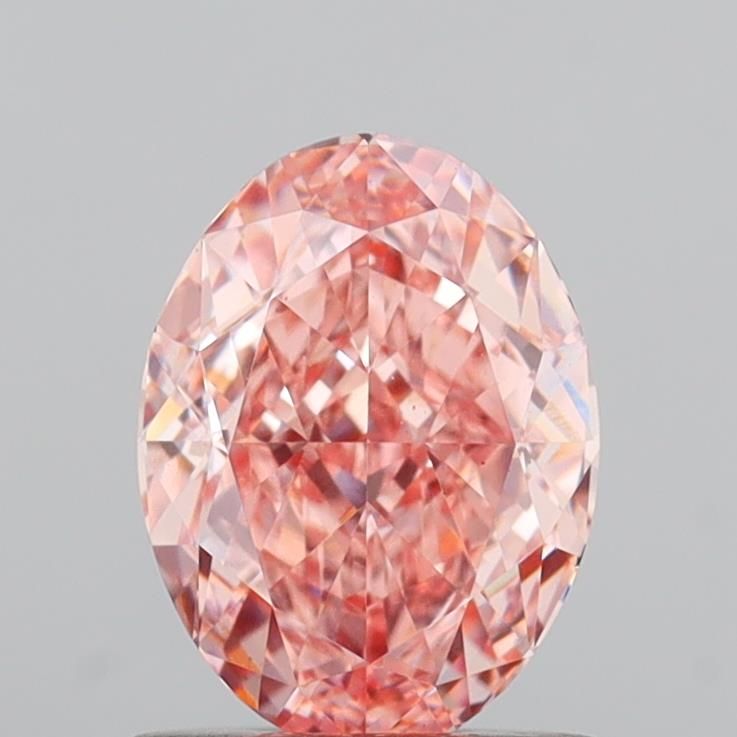 1.09 CT Fancy Vivid Pink OVAL