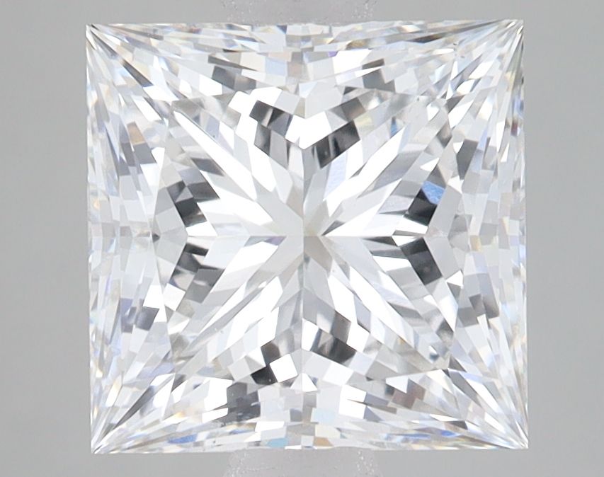 3.76 ct. princess Lab Grown Diamond front image