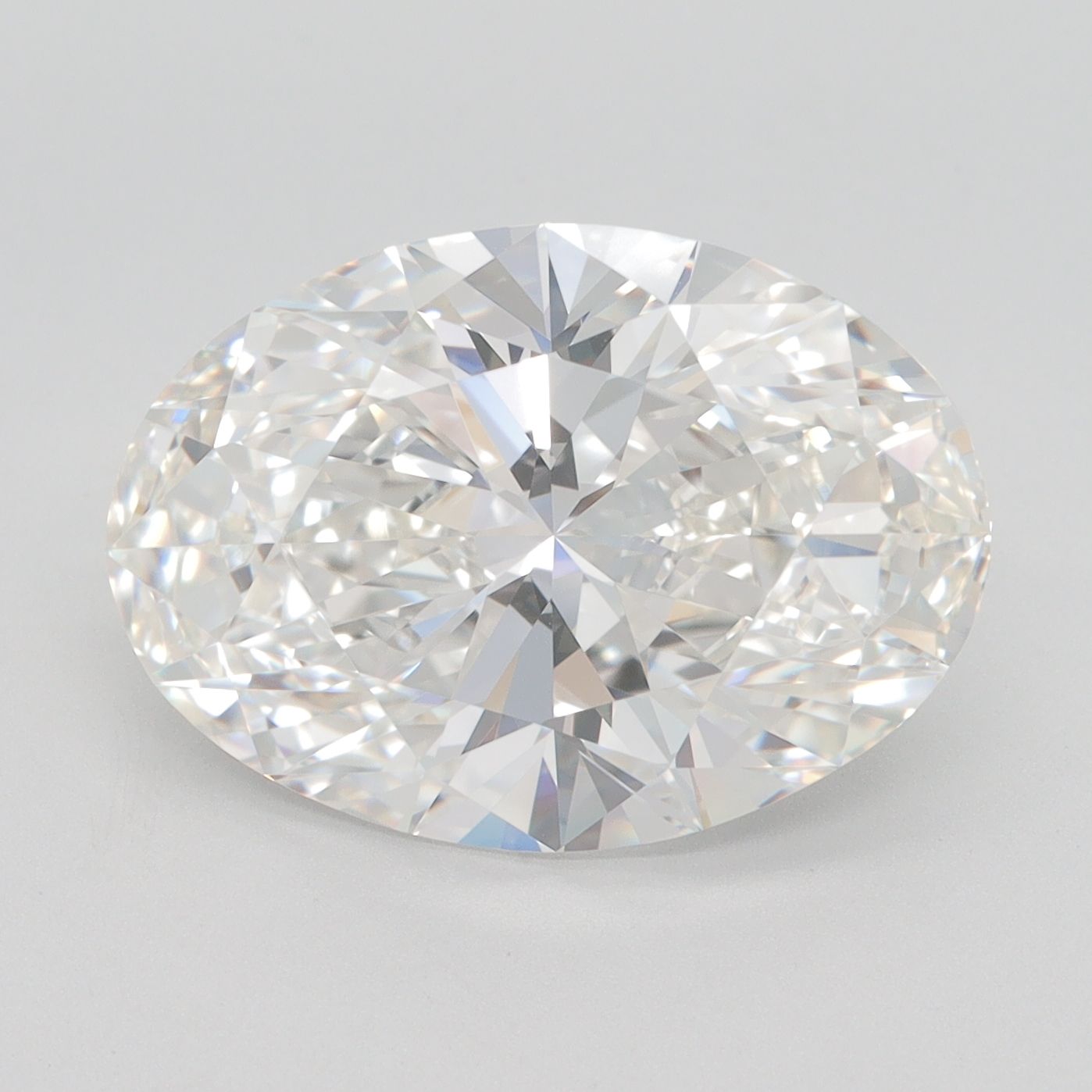 6.43 ct. oval Lab Grown Diamond front image