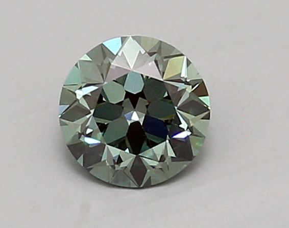 0.88 CT Fancy Vivid Green OLD EUROPEAN CUT