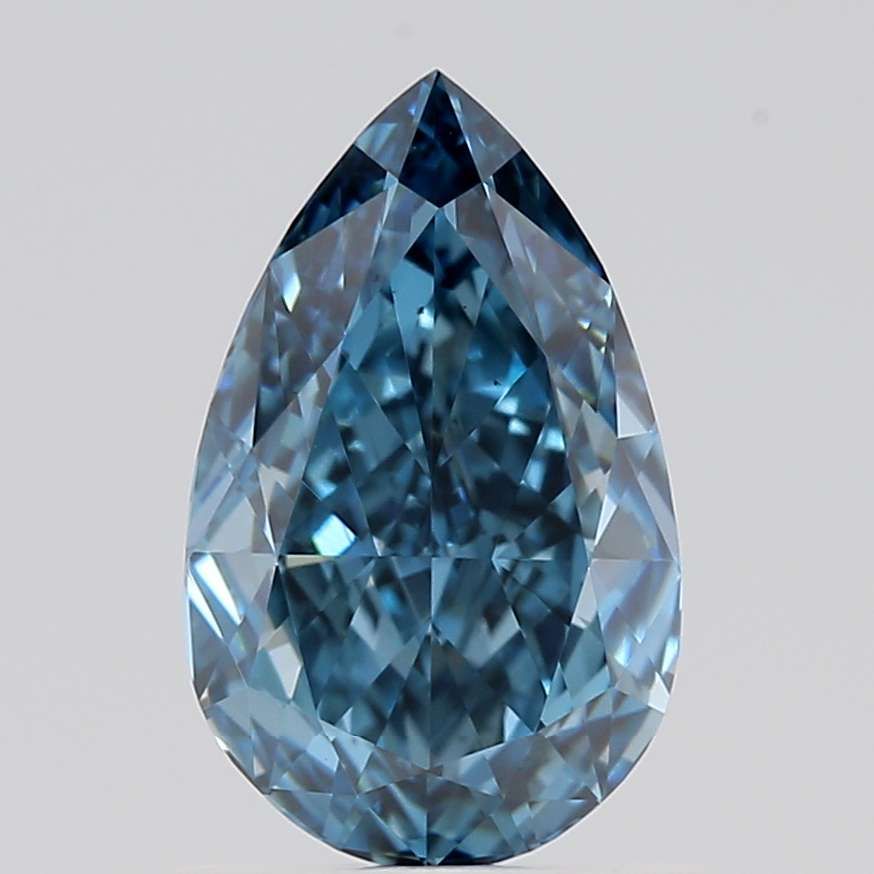 1.02 CT Fancy Vivid Blue PEAR