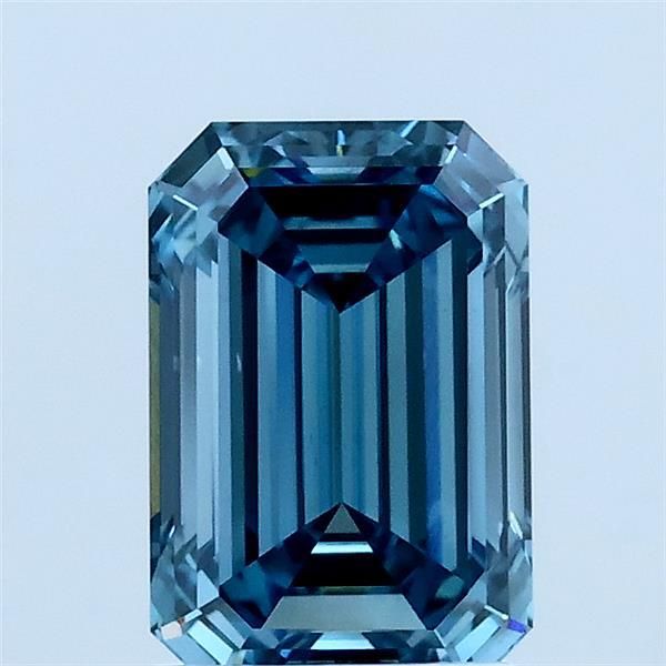 1.5 CT Fancy Vivid Blue EMERALD