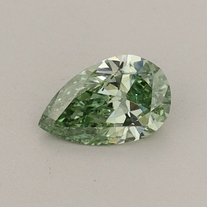 0.36 CT Fancy Vivid Green PEAR